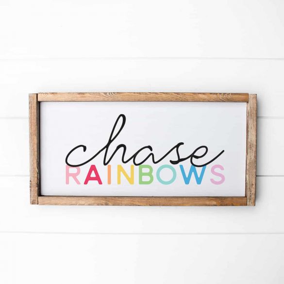 “Chase Rainbows” St. Patrick’s Day Free SVG