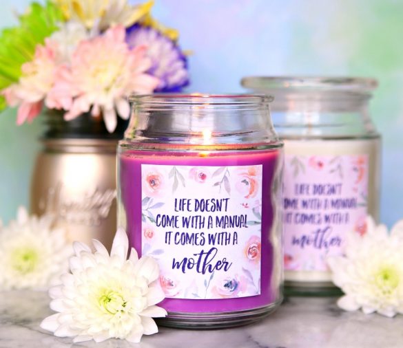 Mother’s Day Candle Labels {Free Printable}
