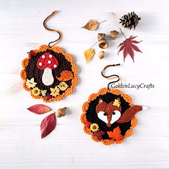 Crochet Fall Ornaments