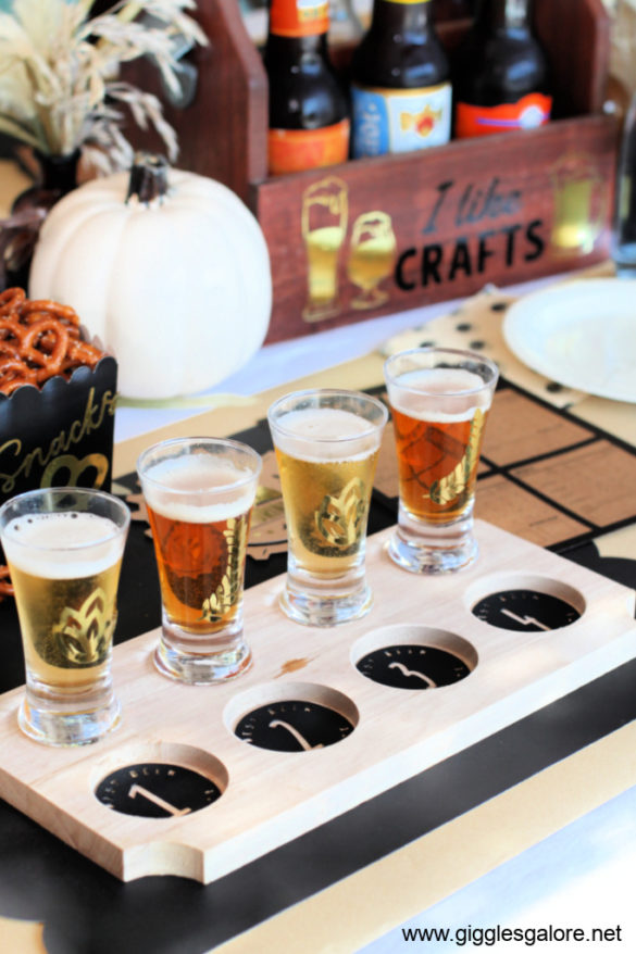 Beer Tasting Birthday Party Ideas with Cricut