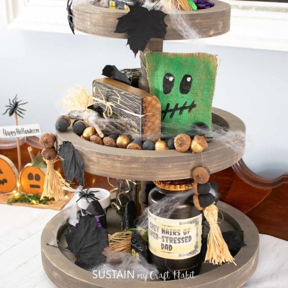 Tiered Tray Decor Ideas for Halloween