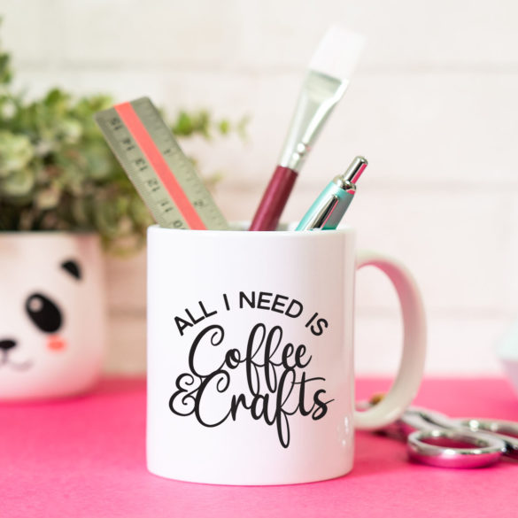 Crafts and Coffee Free SVG