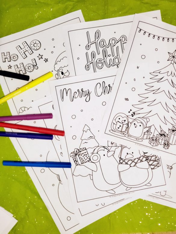 FREE Christmas Coloring Sheets Printable for Home or School!