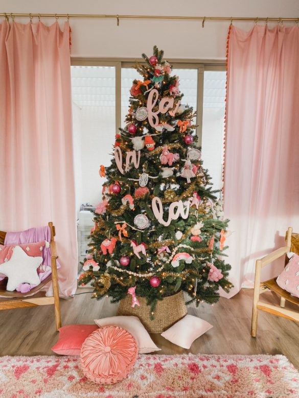 Boho Christmas Tree Decorating