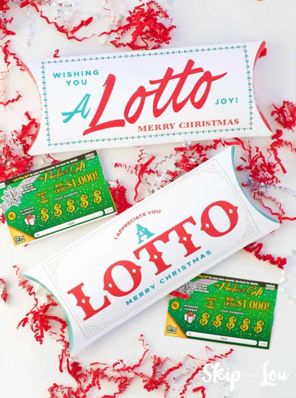 Lottery Ticket Christmas Gift