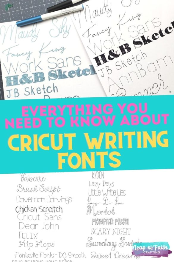 Cricut Writing Fonts: Which Free Fonts are Best?
