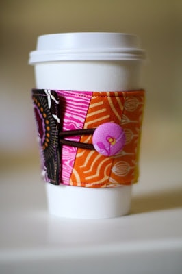 Fabric Coffee Sleeve Tutorial