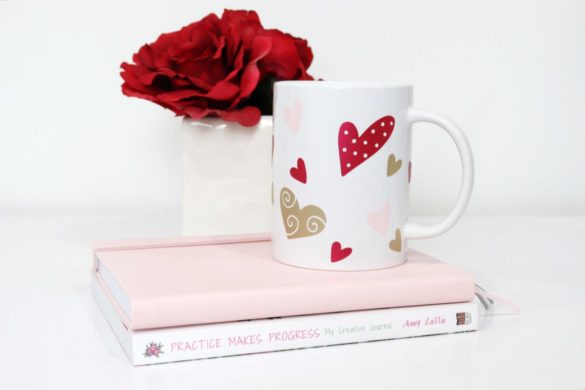 Lots of Hearts Valentine Mug