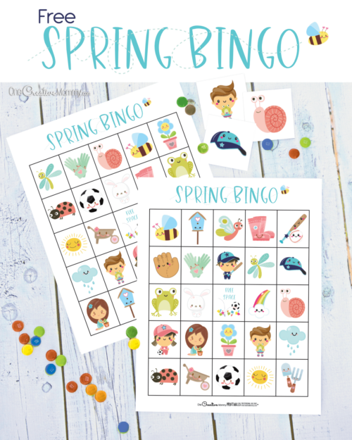 Free Spring Bingo Game for the Family!