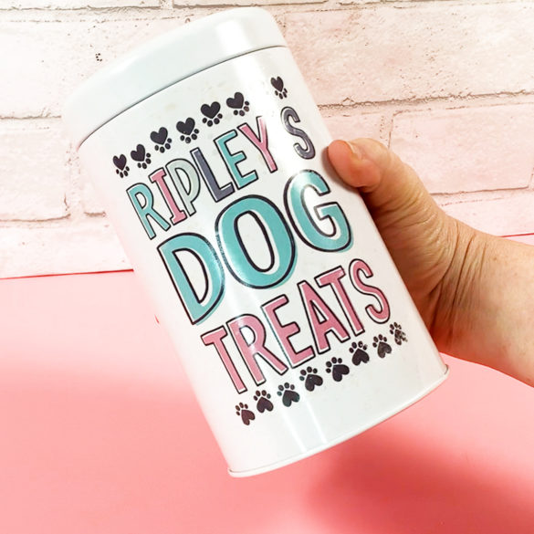 How To Use Waterslide Decals to Make a Fun Dog Treat Holder