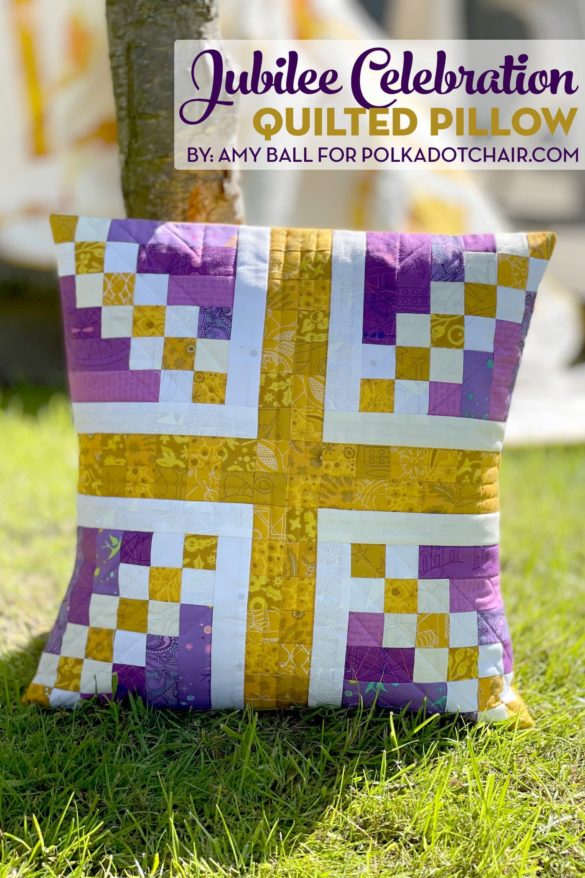 Jubilee Celebration Quilted Pillow Pattern