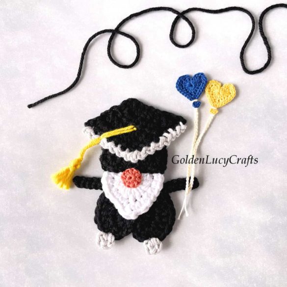 Crochet Graduation Gnome