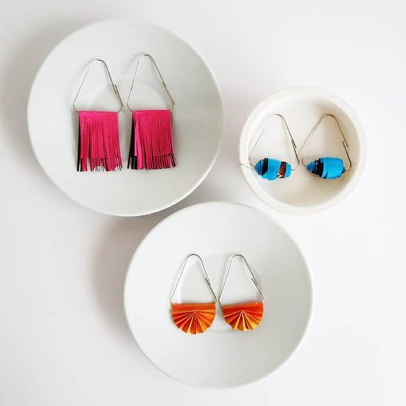 How to make paper earrings