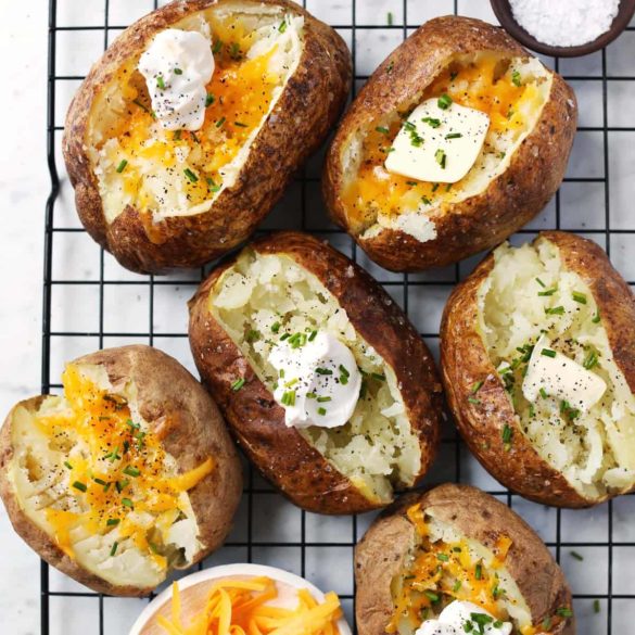 Baked Potatoes: Oven, Air Fryer, Microwave